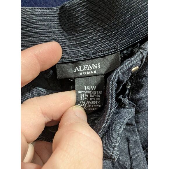 Alfani Navy Trousers - Picture 6 of 7